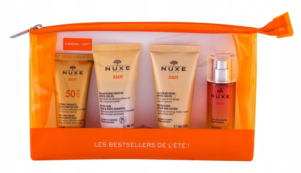 NUXE Sun Melting Cream SPF50 Travel Set - zestaw 3