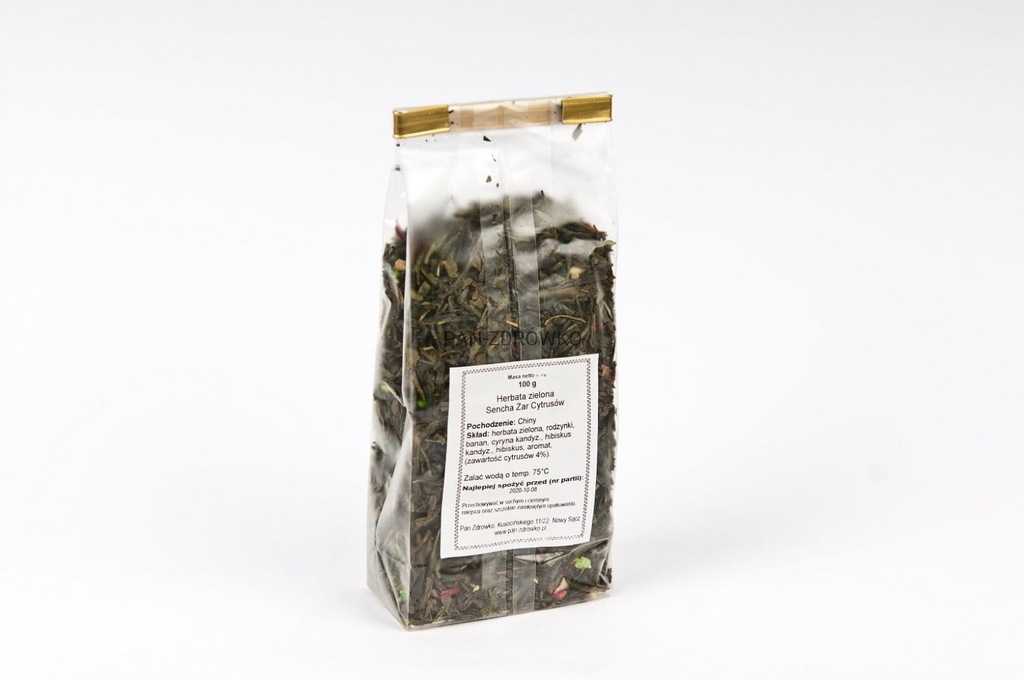 Zielona Herbata Sencha Żar Cytrusów 100 g