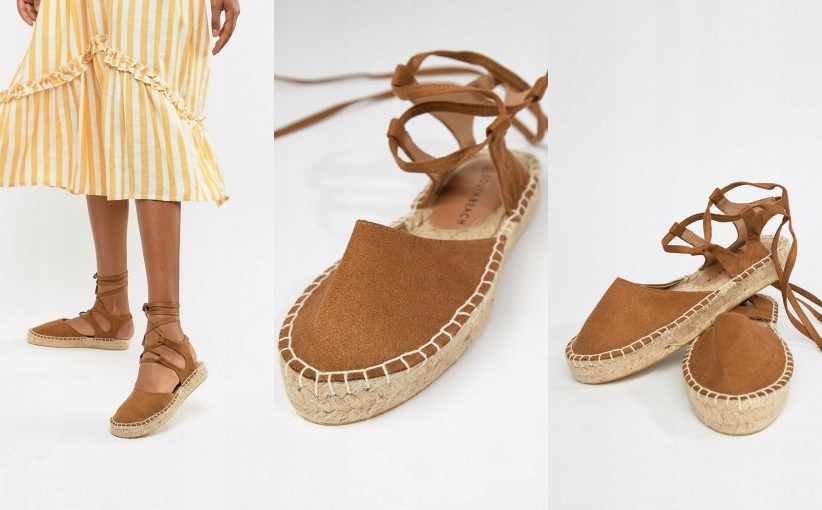 K6A209*SOUTH BEACH ESPADRYLE DAMSKIE 37 U00