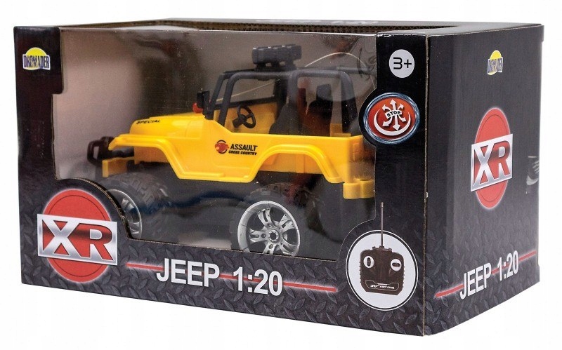 Samochód Jeep 1:20 na radio, pakiet