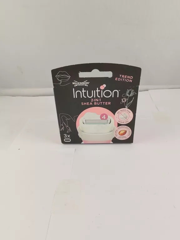 3X WKŁADY NOŻYKI WILKINSON INTUITION 2IN1 SHEA BUTTER RÓŻOWE