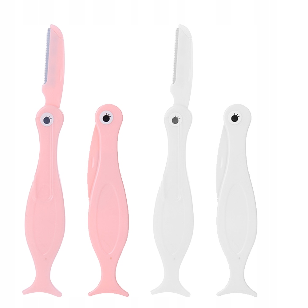 4 sztuk brwi Razor przenośny skrobak maszynki do