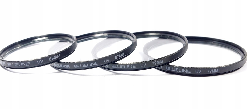 zestaw filtrów 4 szt Soligor Blueline UV 58 - 77