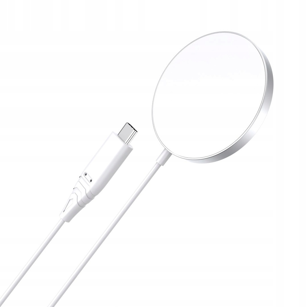 Ładowarka magnetyczna bezprzewodowa 15W MagSafe do iPhone 12/13/14 biała