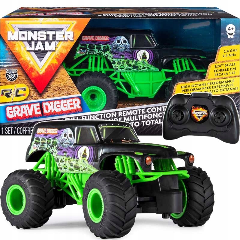MONSTER JAM Grave Digger RC Auto Sterowane