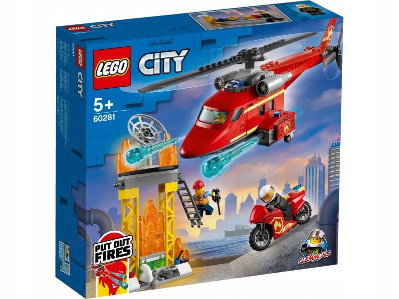 Klocki City 60281 Strażacki helikopter ratunkowy