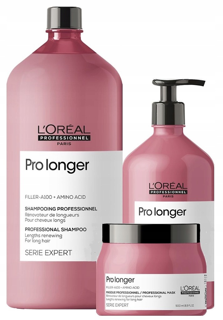 LOREAL PRO LONGER SZAMPON ODŻYWKA MASKA - 11308270904 - oficjalne ...