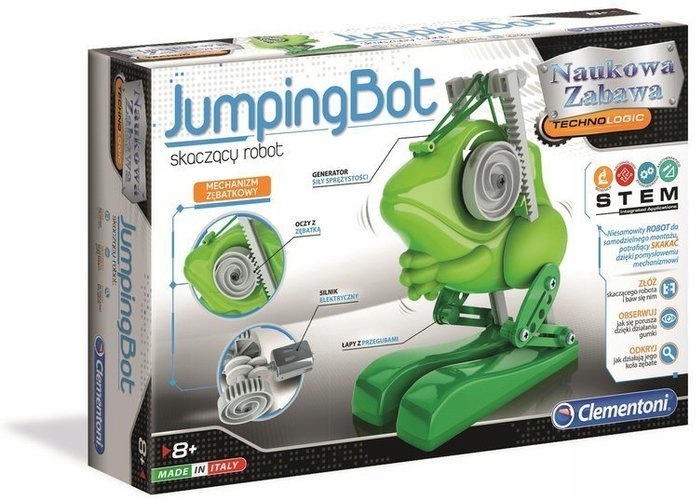 ROBOT ŻABA SKACZĄCY ROBOT JUMPINGBOT CLEMENTONI