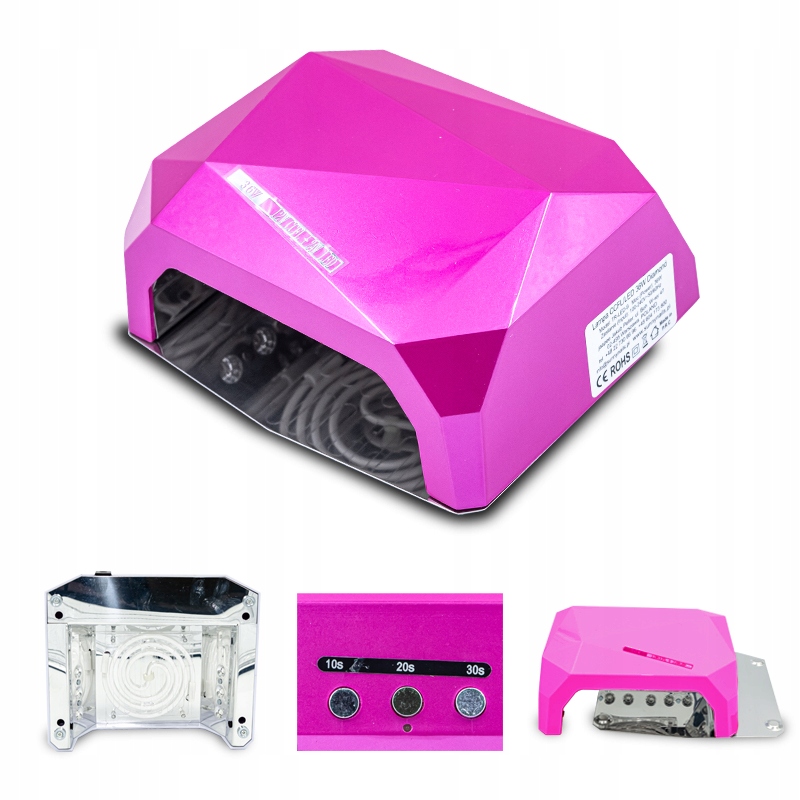 Lampa do paznokci hybrydy CCFL Diamond LED/UV 36W