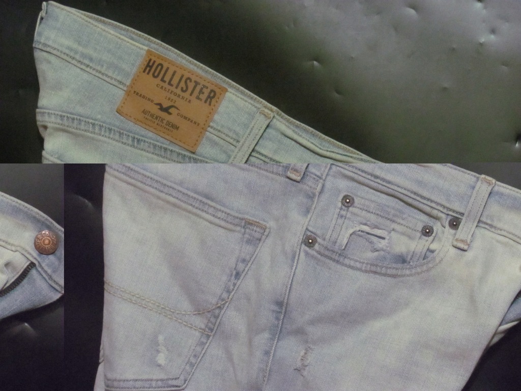 HOLLISTER- SKINNY- SLIM- VINTAGE- pas 86 cm