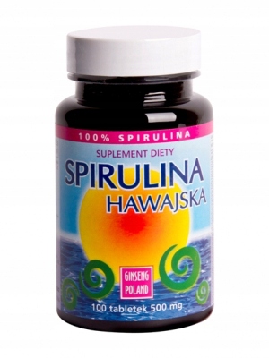 Spirulina hawajska 500mg 100tabl. GINSENG POLAND ____________