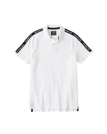 Koszulka polo Logo Abercrombie Hollister XL