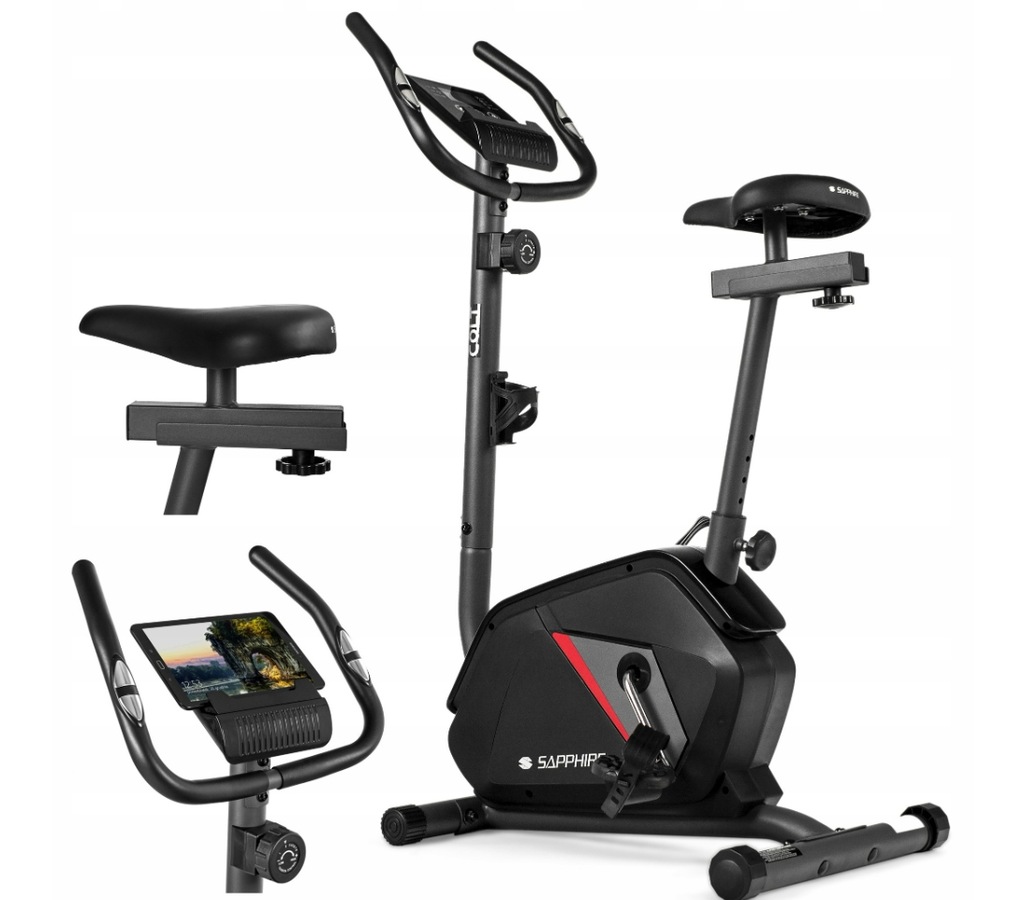 ROWER stacjonarny magnetyczny COLT do 150KG rowerek TRENINGOWY SAPPHIRE