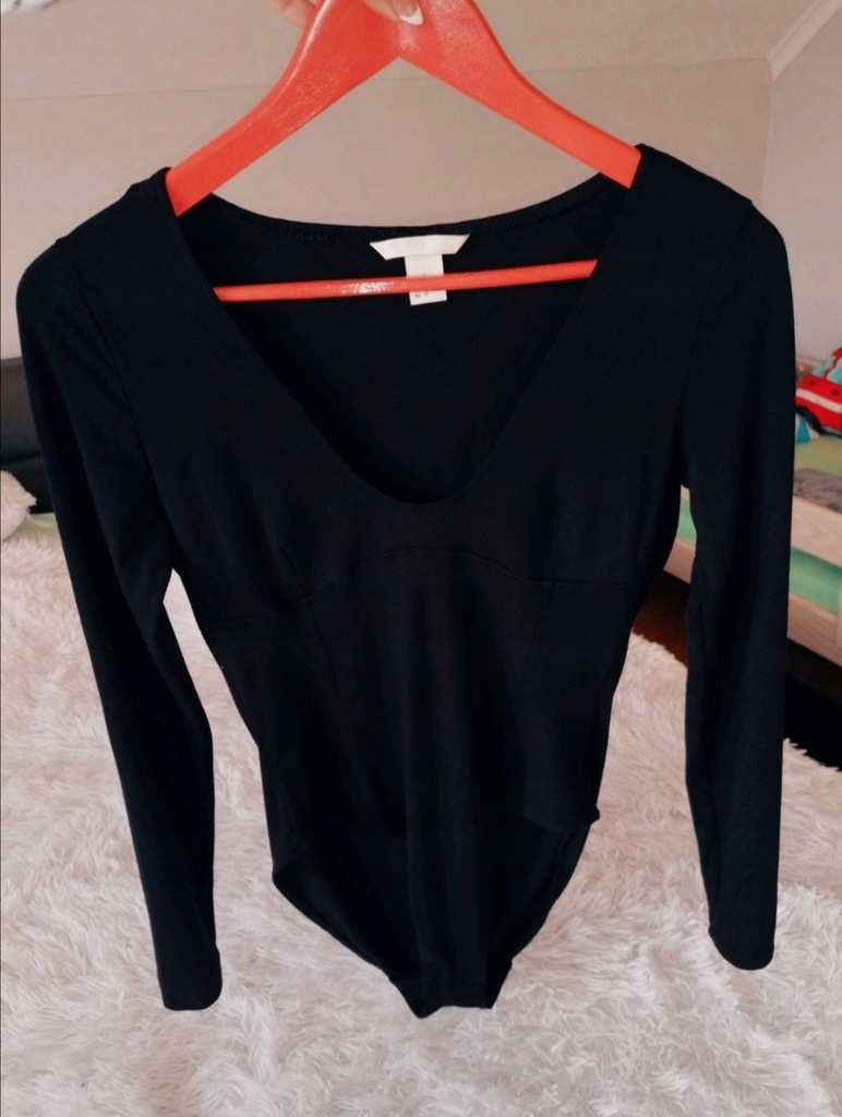 H&M czarne body stan idealny L/XL