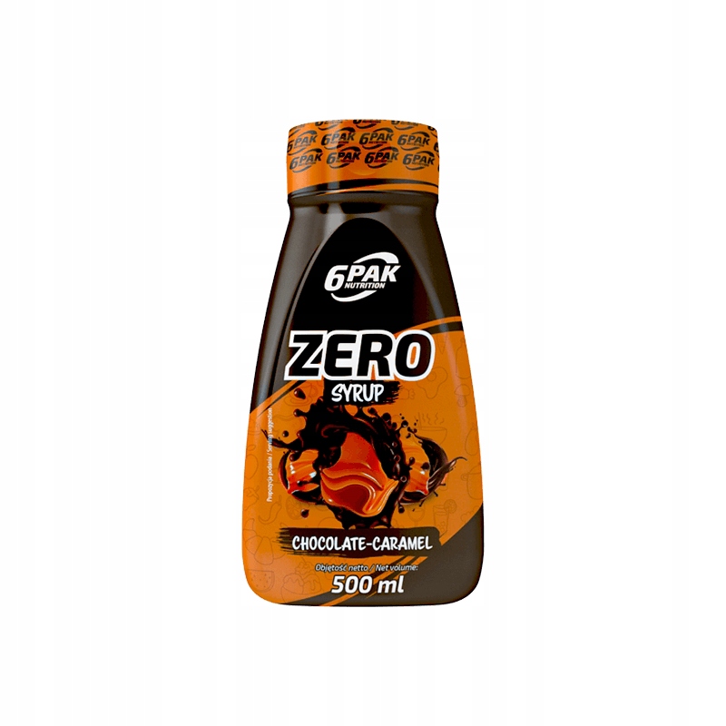 6PAK Nutrition Syrup ZERO Chocolate-Caramel -500ml