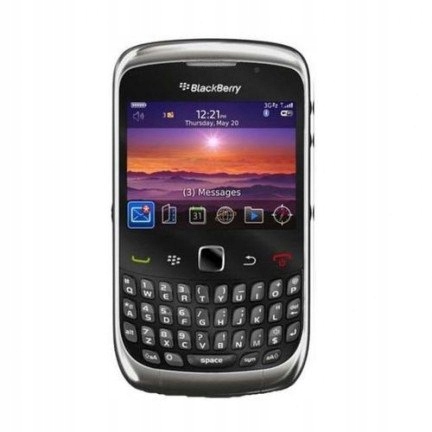 czarny telefon BlackBerry 9300 Curve