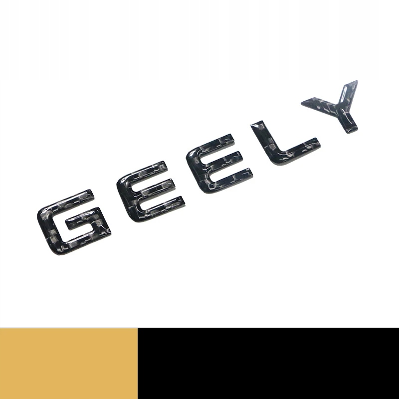 Car Trunk Letter Auto Logos Tailgate Decal Stickers For Geely Tugella