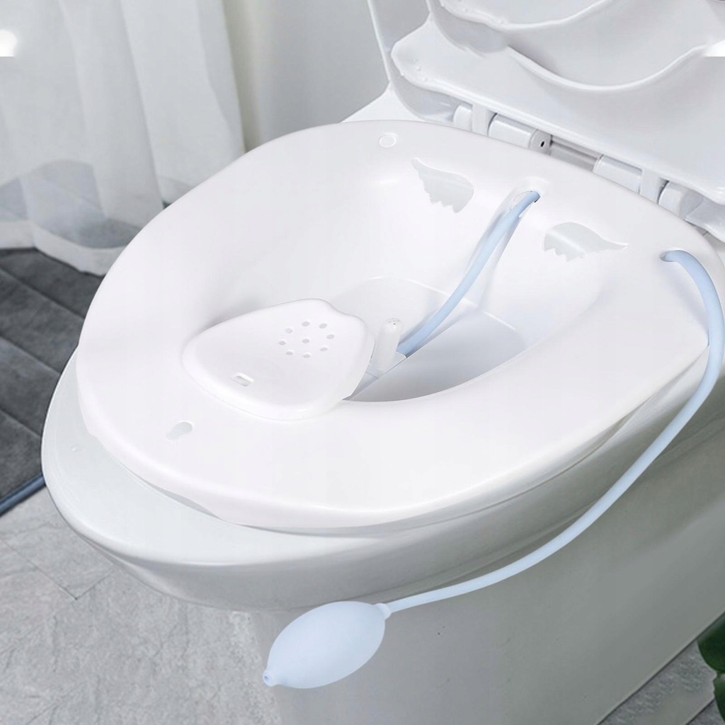 Toilet Seat for Hemorrhoids for Soaking for White 13252755876