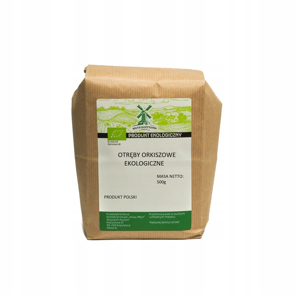 OTRĘBY ORKISZOWE BIO, EKOLOGICZNE 500g