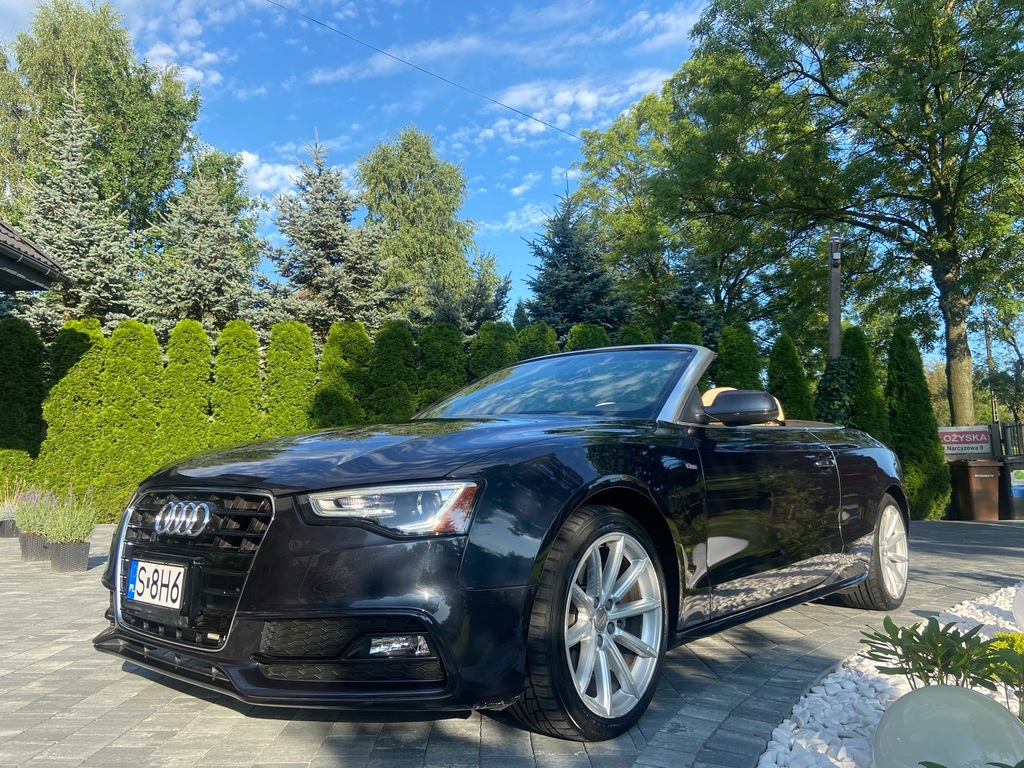 AUDI A5 2.0 TFSI QUATTRO S-LINE 2016r CABRIO 225km