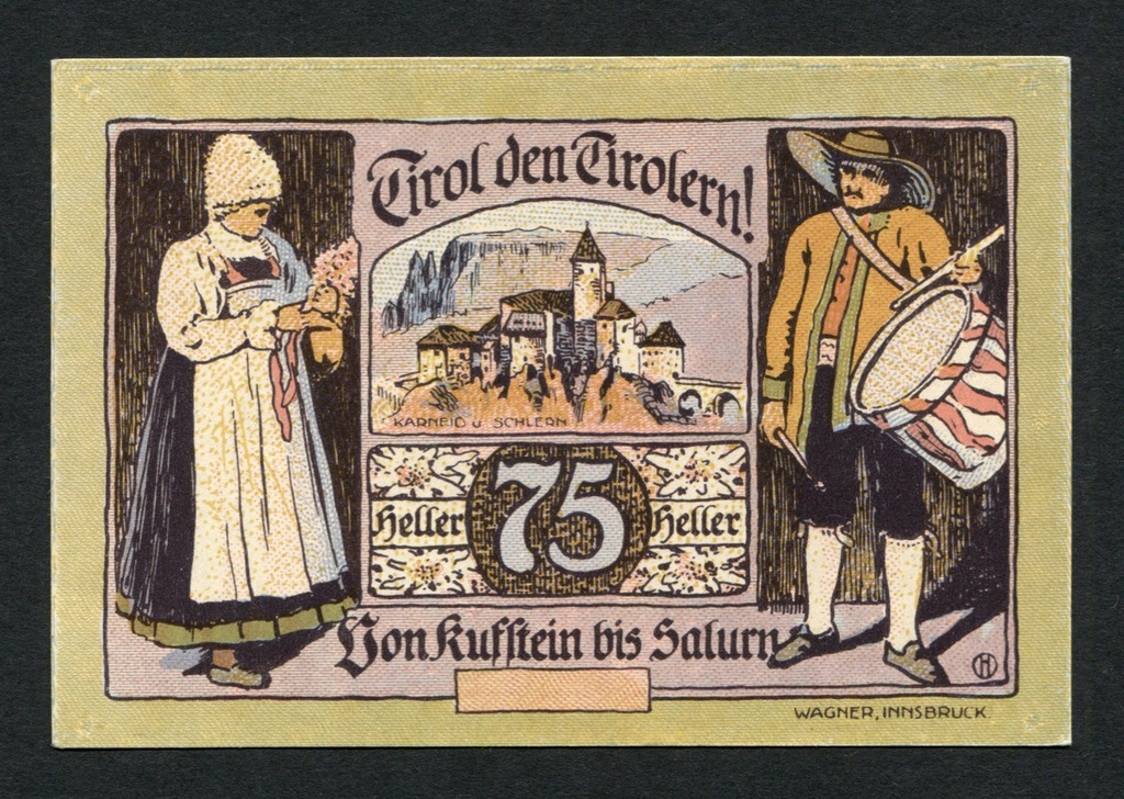 75 Heller Austria 1920 Notgeld -UNC