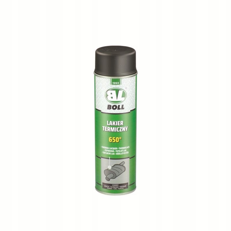 BOLL LAKIER TERMICZNY 500ML W AEROZOLU CZARNY 650°C