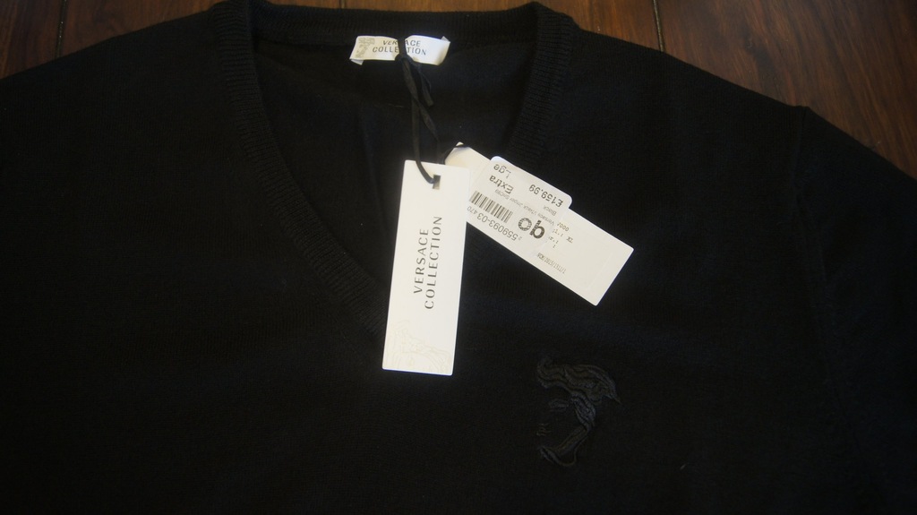 *VERSACE* sweter XL. Cena z metki 750 zł!!!