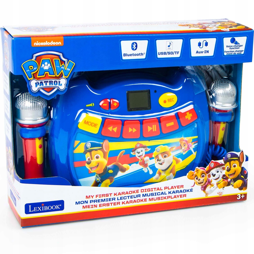Paw Patrol Odtwarzacz Bluetooth Psi Patrol Karaoke 13013153534