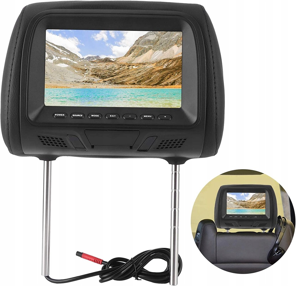 M6463 YCTZE ZAGŁÓWEK Z MONITOREM 7IN 1024X600 MP5