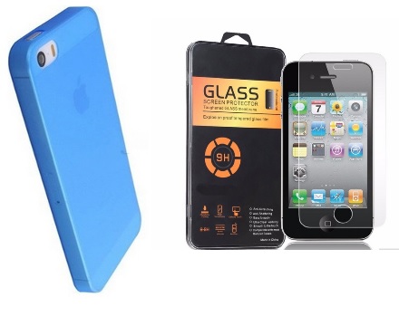 Etui SLIM Case 8 kolorów + SZKŁO do iPhone 4 4S 4G