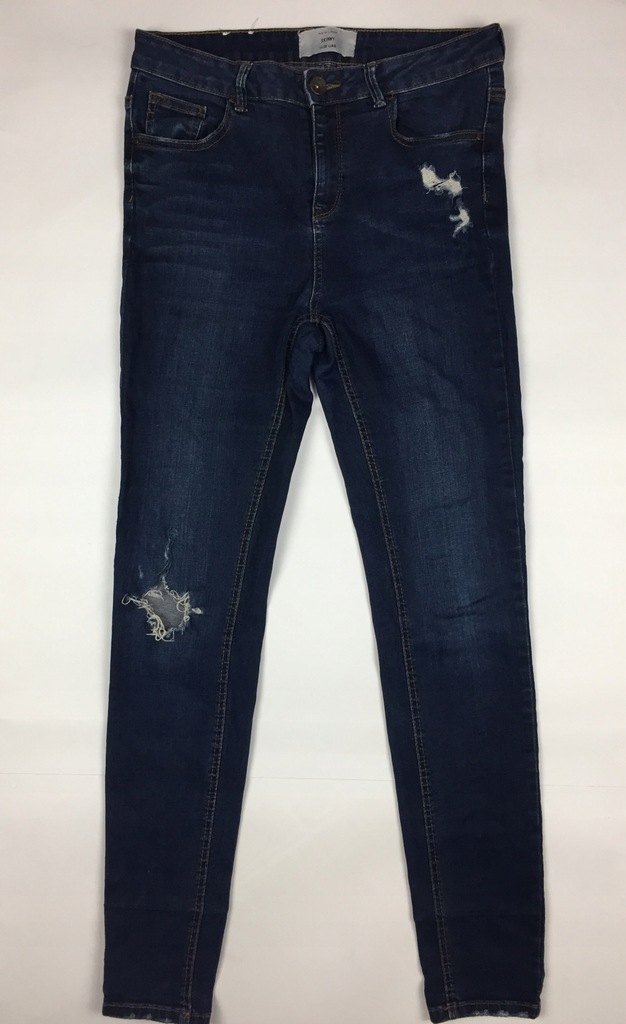 New Look skinny jeans z dziurami L *PWS28*