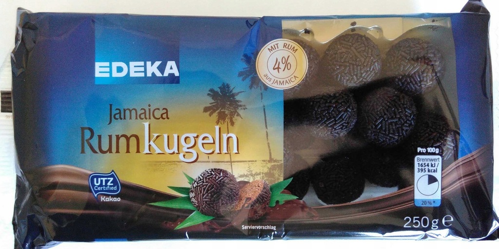 Edeka Jamaica rum kugeln 250g kulki rumowe DE 11239955056 oficjalne