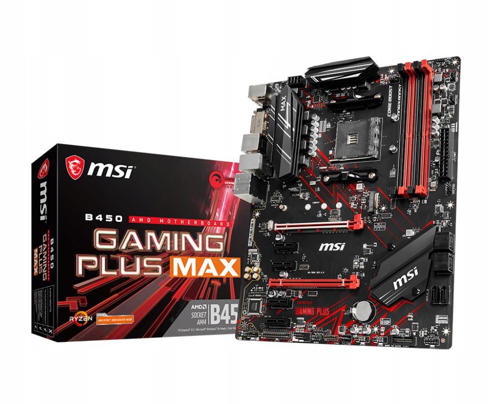 Płyta główna MSI B450 B450 GAMING PLUS MAX (AM4; 4