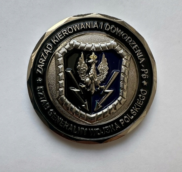 Coin medal SGWP P6 z błędem