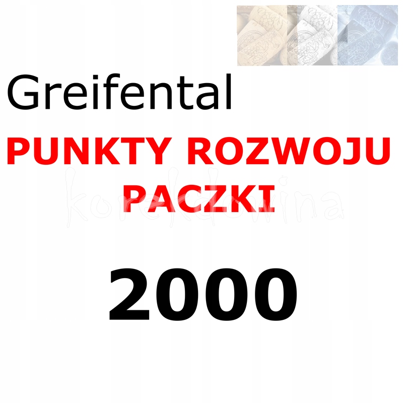 2000PR do INWENTARZA PACZKI FOE G Greifental FORGE OF EMPIRES