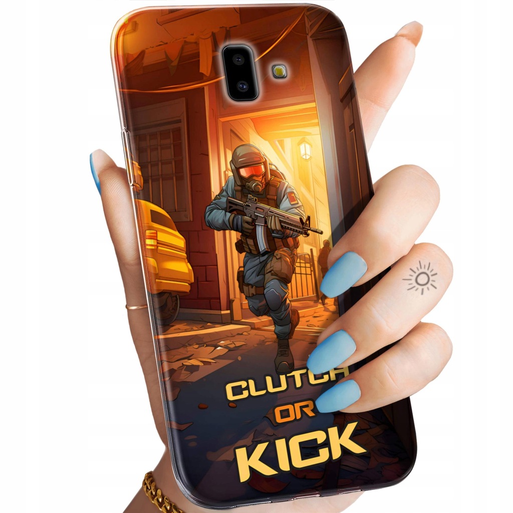 ETUI DO SAMSUNG GALAXY J6 PLUS WZORY CS GO COUNTER-STRIKE OBUDOWA POKROWIEC