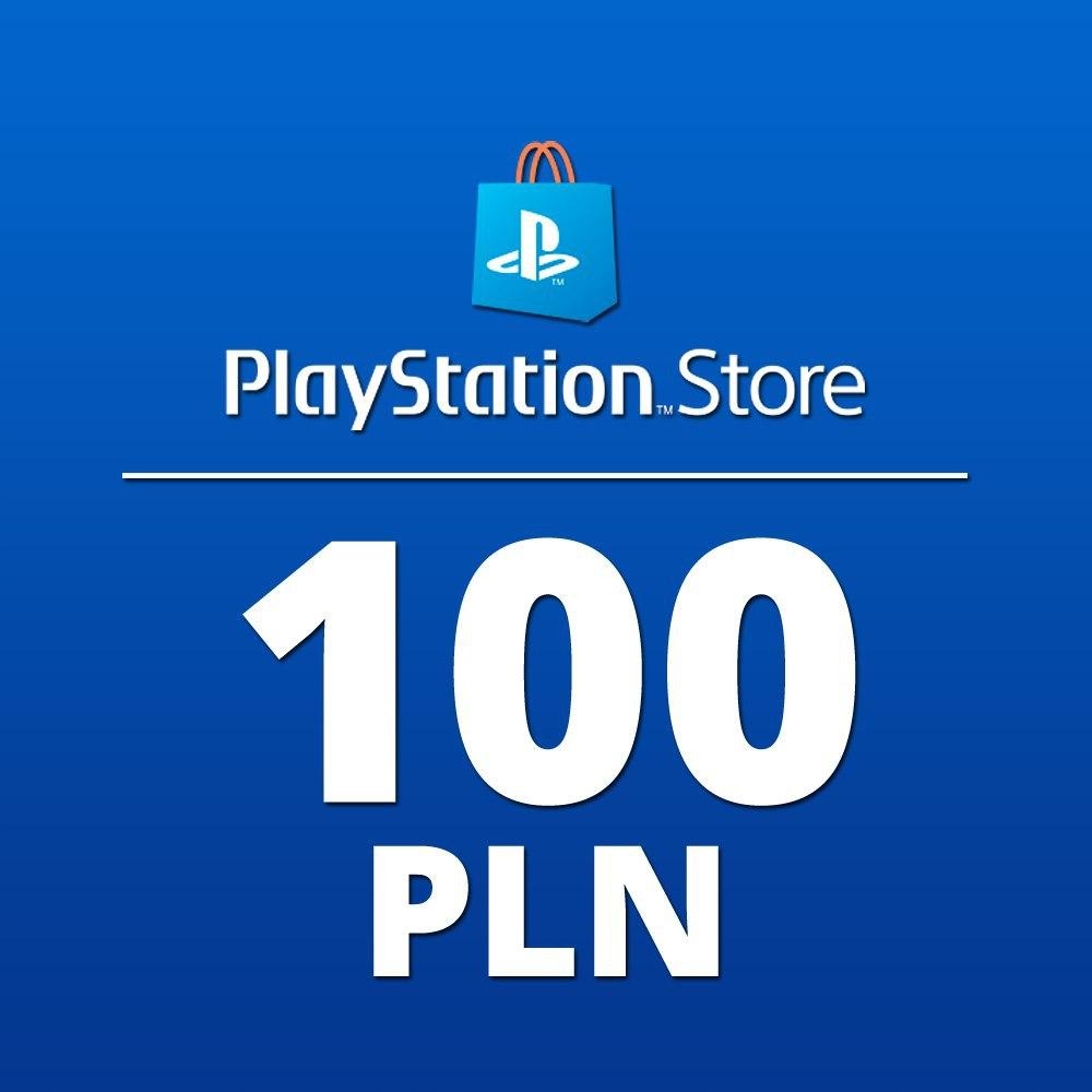 PLAYSTATION NETWORK 100 PLN ZŁ PSN KOD PIN PS4 PS5