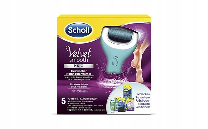 SCHOLL VELVET SMOOTH PRO ELEKTRYCZNY PILNIK STOPY