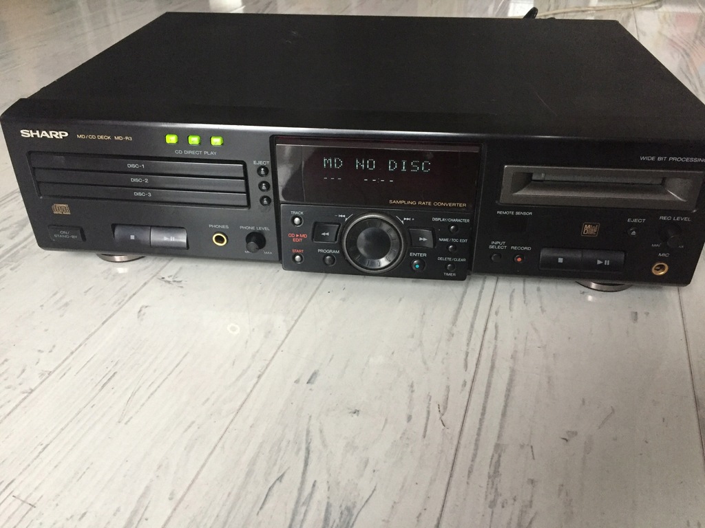 ODTWARZACZ CD,MINI DISC SHARP MDR3 8809773179 oficjalne archiwum Allegro