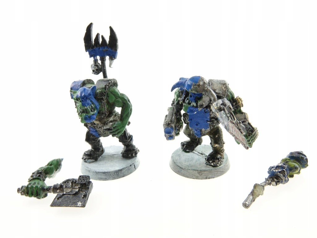 Warhammer 40k Ork Nobz zestaw 2 figurki metal