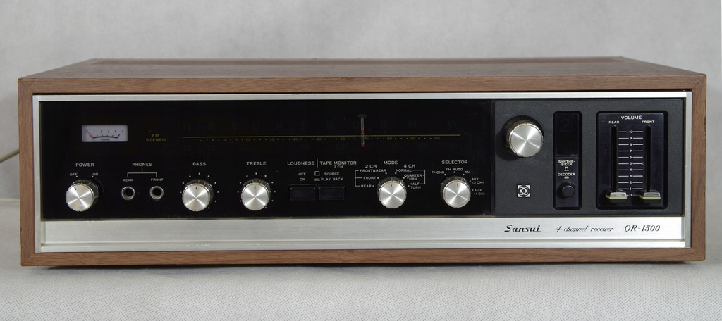Sansui QR-1500 4チャンネル受信機 アンプ 動作未確認 ジャンク品 Sansui QR-1500 4チャンネル受信機 アンプ 動作未確認 ジャンク