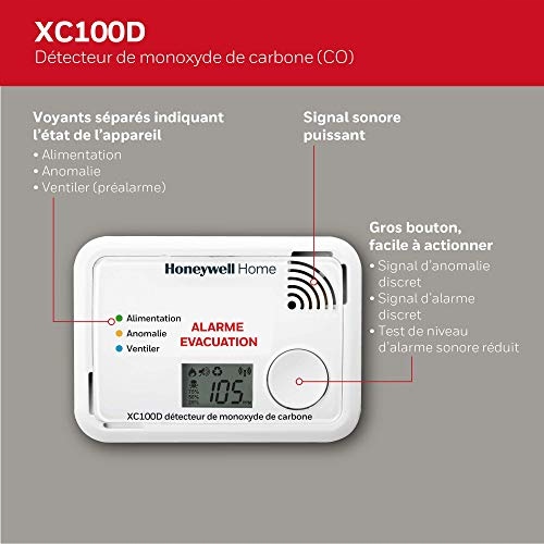 Détecteur de monoxyde de carbone/alarme CO X-Sense XC01-R