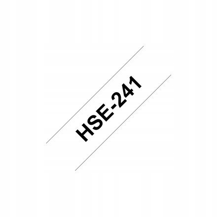 Brother HSE-241 Black on white, TZe, 1.5 m, 1.77 c