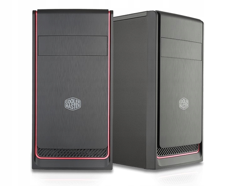 Obudowa MasterBox E300L czarno-czerwona (USB 3.0)