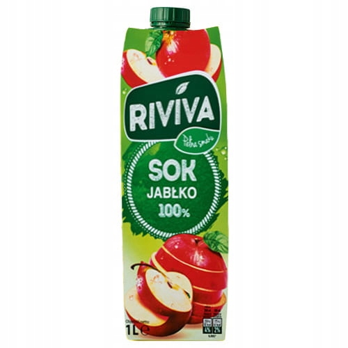Sok Jabłkowy Źródło witaminy C Riviva 1L