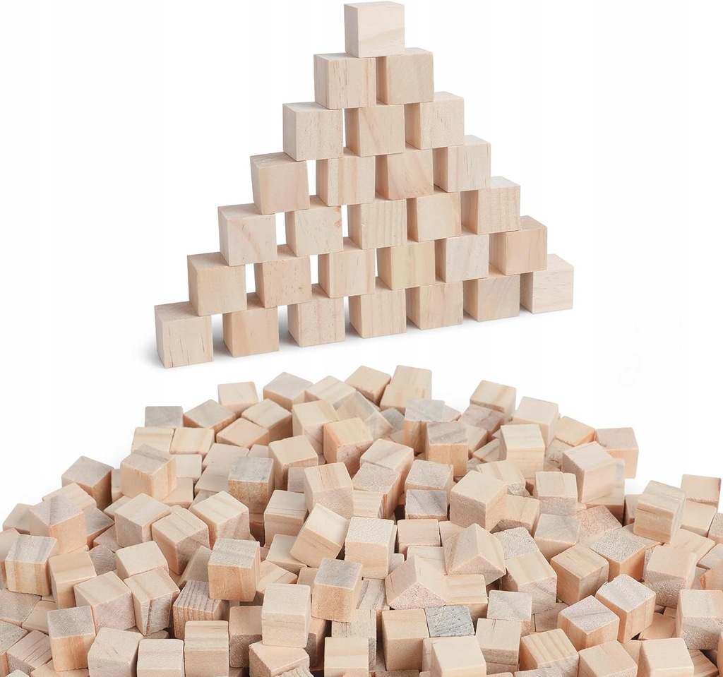 drewniane kostki sosmar ok.300szt