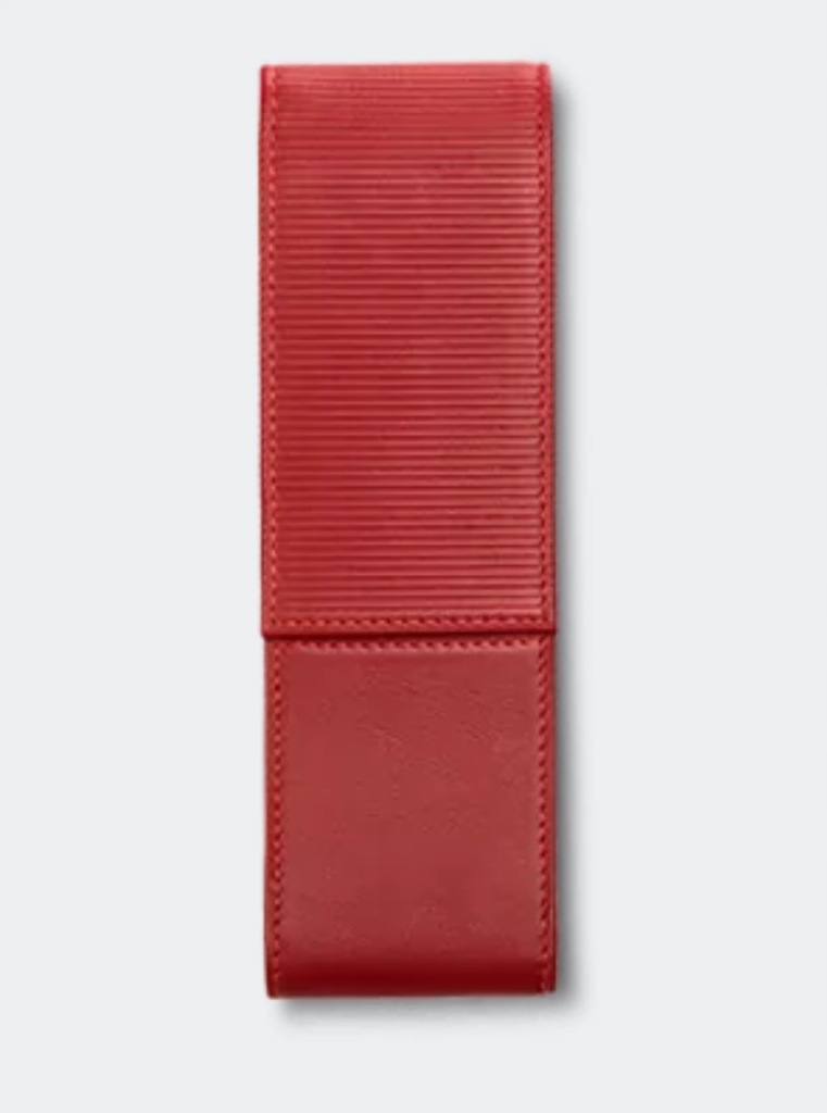 Etui A315 Lamy Red Podwójne Prążkowane