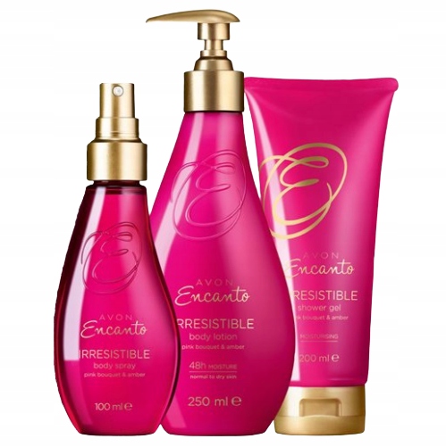 Zestaw avon Encanto Irresistible 3w1w kartonie