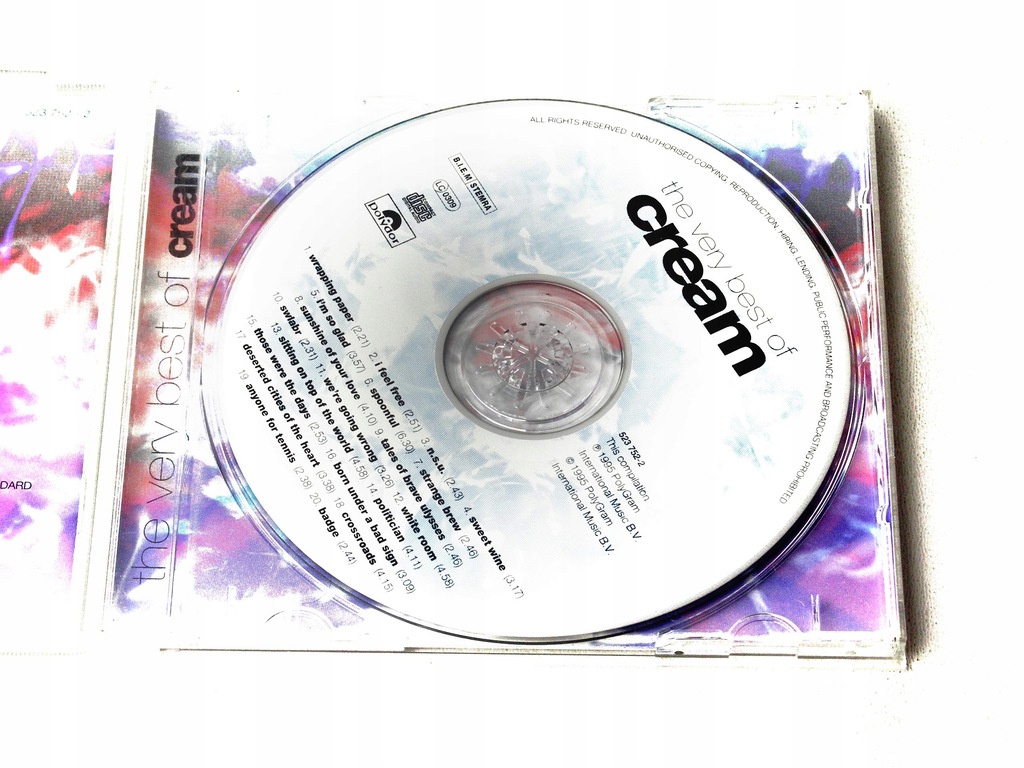CREAM THE VERY BEST OF CREAM 12036342213 oficjalne archiwum Allegro