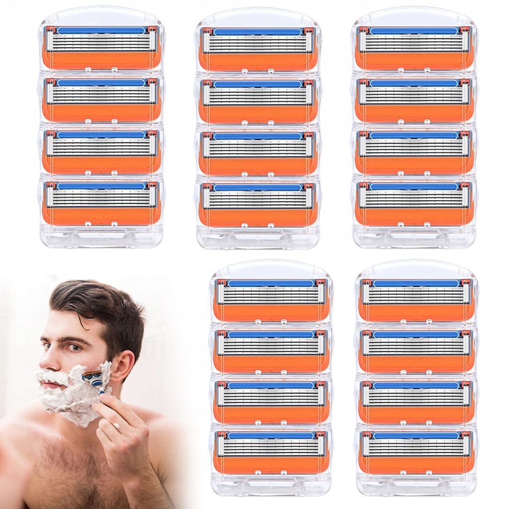 24 szt Do Gillette Fusion 5 ostrza wymienne do maszynki do golenia ostre